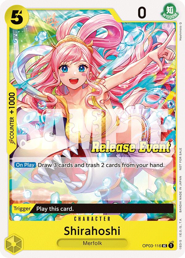 Shirahoshi (ST15 - ST20 Release Event Pack) (OP03-116) - [One Piece Promotion Cards] - Trinity Hobby