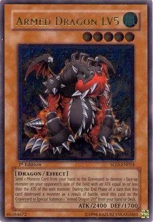 Armed Dragon LV5 [SOD-EN014] Ultimate Rare - Trinity Hobby