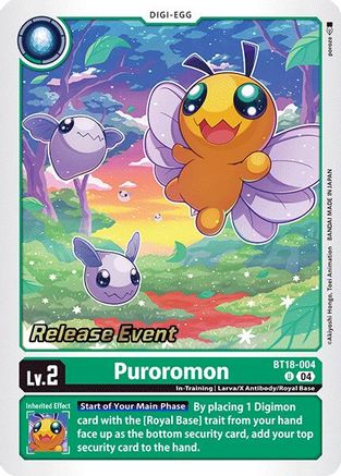 Puroromon [BT18-004] [Release Special Booster Ver.2.0 Promos] - Trinity Hobby