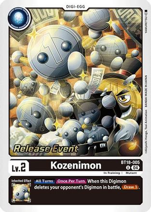 Kozenimon [BT18-005] [Release Special Booster Ver.2.0 Promos] - Trinity Hobby