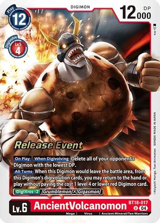 AncientVolcanomon [BT18-017] [Release Special Booster Ver.2.0 Promos] - Trinity Hobby