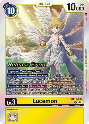 Lucemon [BT18-034] [Release Special Booster Ver.2.0 Promos] - Trinity Hobby