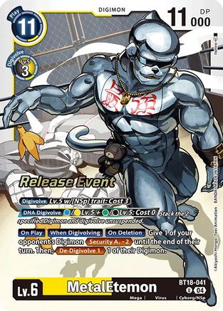 MetalEtemon [BT18-041] [Release Special Booster Ver.2.0 Promos] - Trinity Hobby