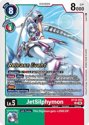 JetSilphymon [BT18-053] [Release Special Booster Ver.2.0 Promos] - Trinity Hobby