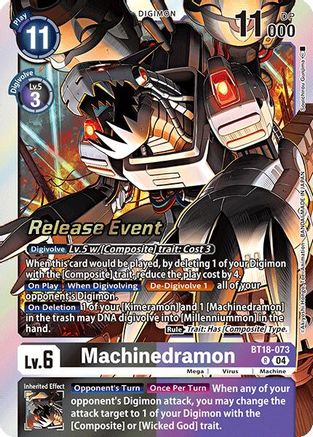 Machinedramon [BT18-073] [Release Special Booster Ver.2.0 Promos] - Trinity Hobby
