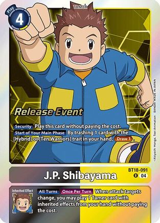 J.P. Shibayama [BT18-091] [Release Special Booster Ver.2.0 Promos] - Trinity Hobby
