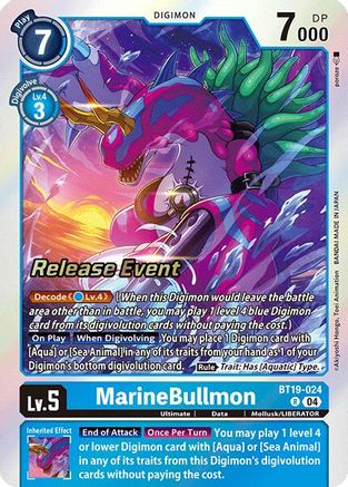 MarineBullmon [BT19-024] [Release Special Booster Ver.2.0 Promos] - Trinity Hobby