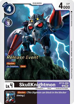 SkullKnightmon [BT19-058] [Release Special Booster Ver.2.0 Promos] - Trinity Hobby