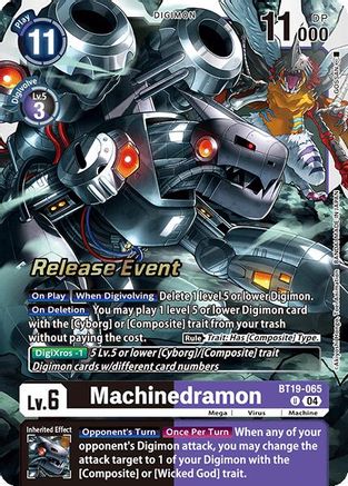 Machinedramon [BT19-065] [Release Special Booster Ver.2.0 Promos] - Trinity Hobby