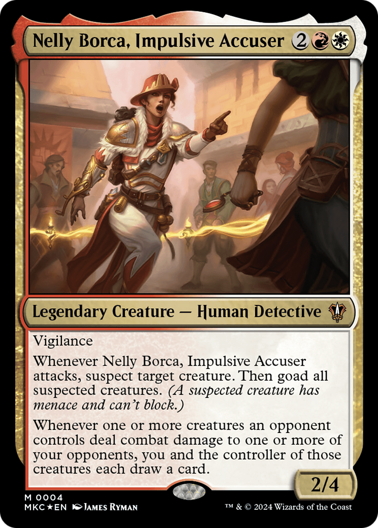 Nelly Borca, Impulsive Accuser [Murders at Karlov Manor Commander] - Trinity Hobby