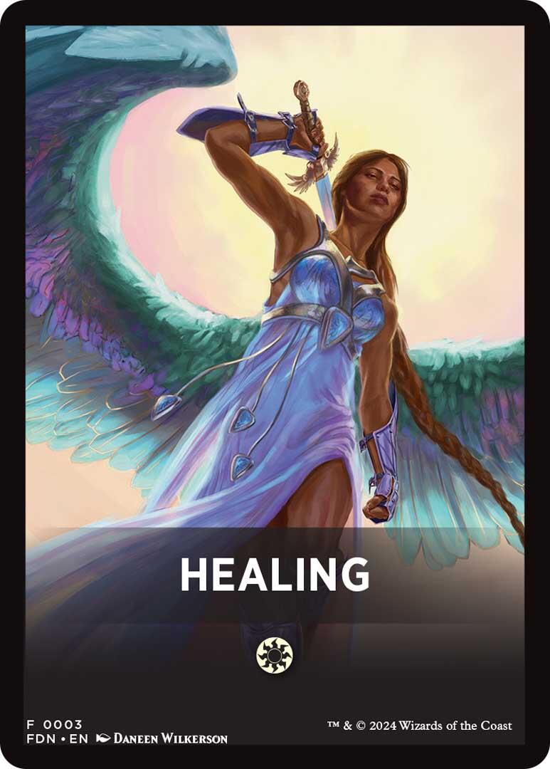 Healing Theme Card [Foundations Tokens] - Trinity Hobby