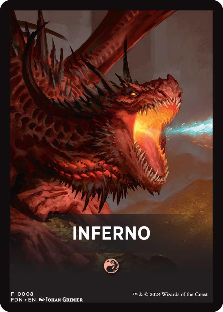 Inferno Theme Card [Foundations Tokens] - Trinity Hobby