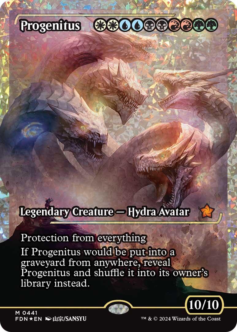 Progenitus (Showcase) (Fracture Foil) [Foundations] - Trinity Hobby