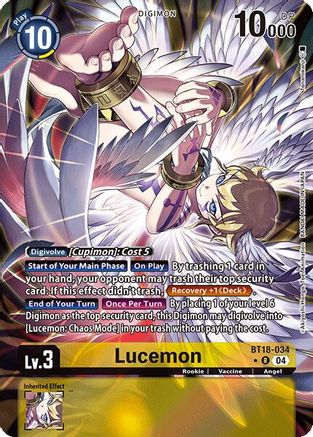 Lucemon [BT18-034] (Alternate Art) [Release Special Booster Ver.2.0] - Trinity Hobby