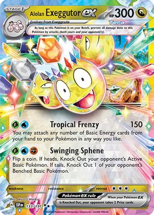 Alolan Exeggutor ex (133/191) [Scarlet & Violet: Surging Sparks] - Trinity Hobby
