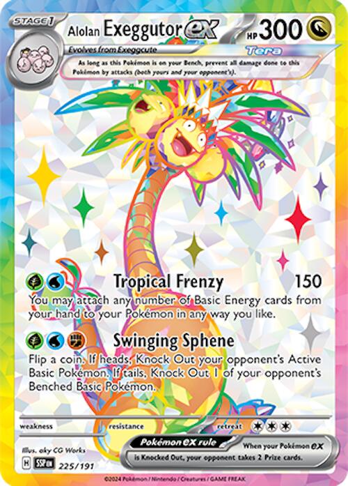 Alolan Exeggutor ex (225/191) [Scarlet & Violet: Surging Sparks]