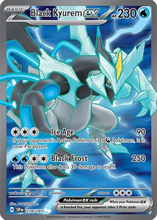 Black Kyurem ex (218/191) [Scarlet & Violet: Surging Sparks] - Trinity Hobby
