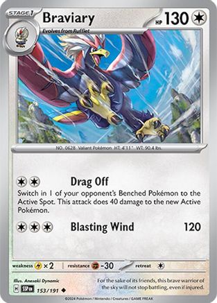 Braviary (153/191) [Scarlet & Violet: Surging Sparks] - Trinity Hobby