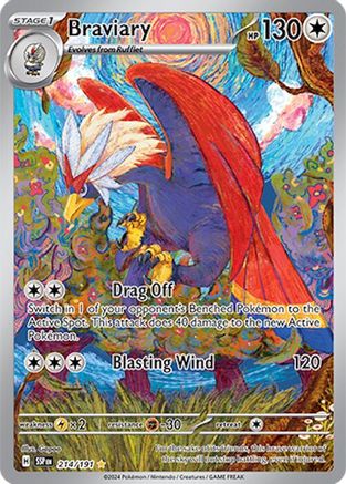 Braviary (214/191) [Scarlet & Violet: Surging Sparks] - Trinity Hobby