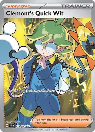 Clemont's Quick Wit (229/191) [Scarlet & Violet: Surging Sparks] - Trinity Hobby