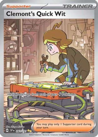 Clemont's Quick Wit (243/191) [Scarlet & Violet: Surging Sparks] - Trinity Hobby
