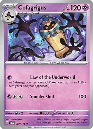 Cofagrigus (083/191) [Scarlet & Violet: Surging Sparks] - Trinity Hobby