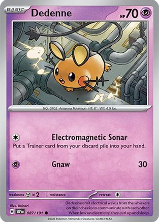 Dedenne (087/191) [Scarlet & Violet: Surging Sparks] - Trinity Hobby