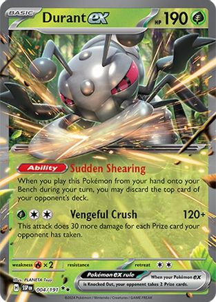 Durant ex (004/191) [Scarlet & Violet: Surging Sparks] - Trinity Hobby