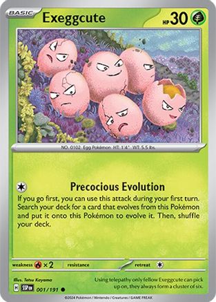 Exeggcute (001/191) [Scarlet & Violet: Surging Sparks] - Trinity Hobby
