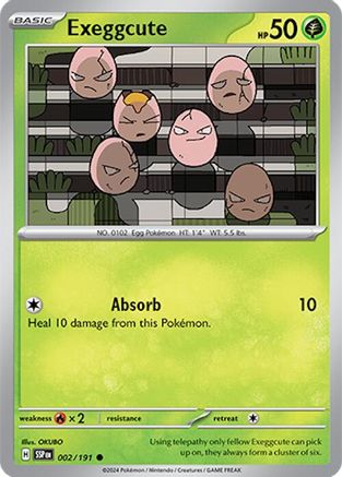 Exeggcute (002/191) [Scarlet & Violet: Surging Sparks] - Trinity Hobby