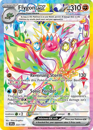 Flygon ex (222/191) [Scarlet & Violet: Surging Sparks] - Trinity Hobby