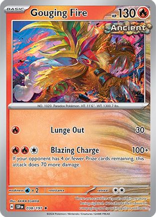 Gouging Fire (038/191) [Scarlet & Violet: Surging Sparks] - Trinity Hobby
