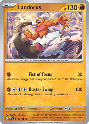 Landorus (110/191) [Scarlet & Violet: Surging Sparks] - Trinity Hobby