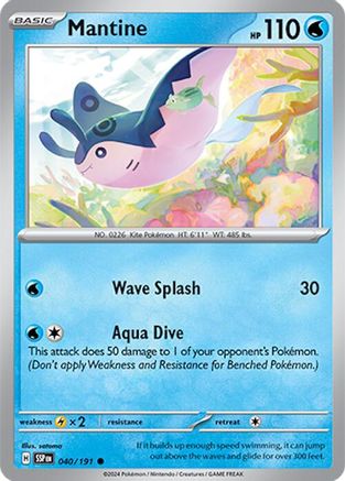 Mantine (040/191) [Scarlet & Violet: Surging Sparks] - Trinity Hobby