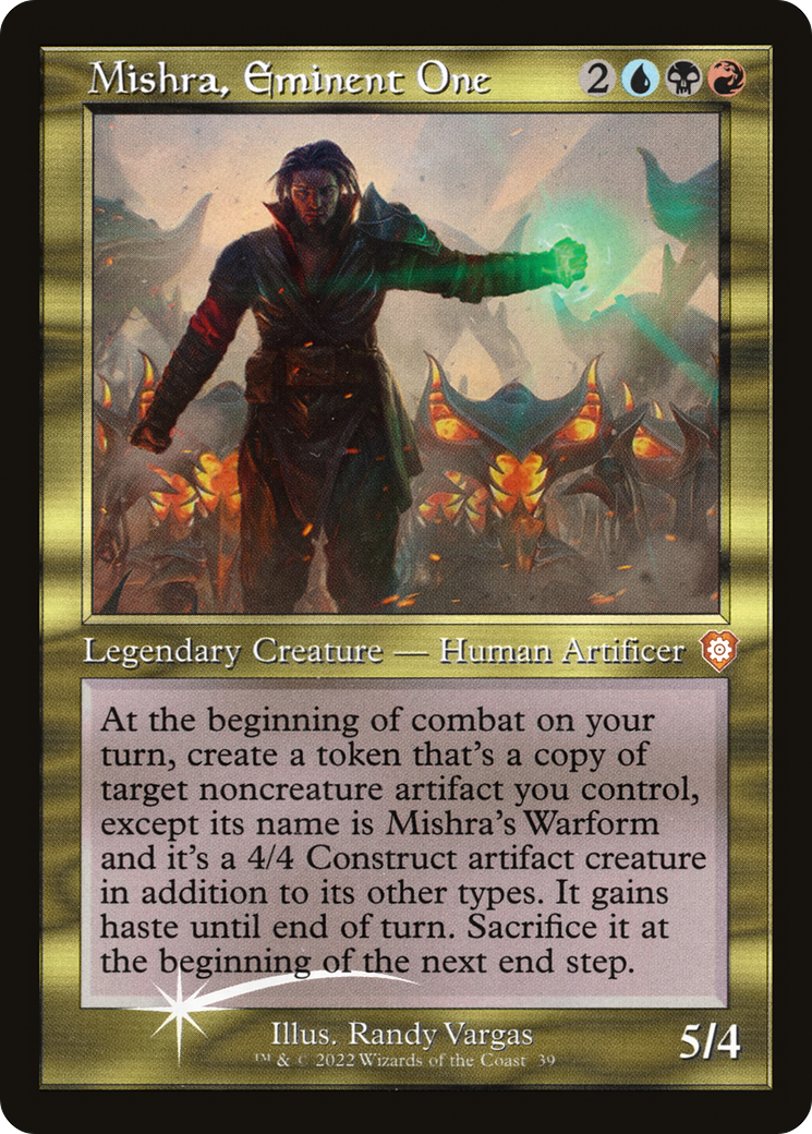 Mishra, Eminent One (BRC-039) - [The Brothers' War Commander] Foil - Trinity Hobby