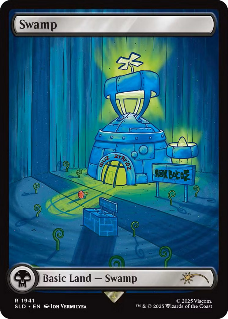 Swamp  [Foil]  (SLD-1941) - [Secret Lair Drop] - Trinity Hobby