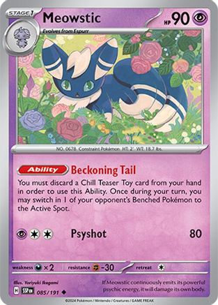 Meowstic (085/191) [Scarlet & Violet: Surging Sparks] - Trinity Hobby