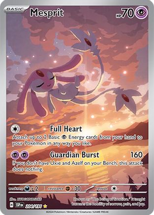 Mesprit (204/191) [Scarlet & Violet: Surging Sparks] - Trinity Hobby