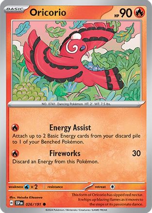 Oricorio (026/191) [Scarlet & Violet: Surging Sparks] - Trinity Hobby