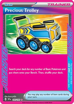 Precious Trolley (185/191) [Scarlet & Violet: Surging Sparks] - Trinity Hobby