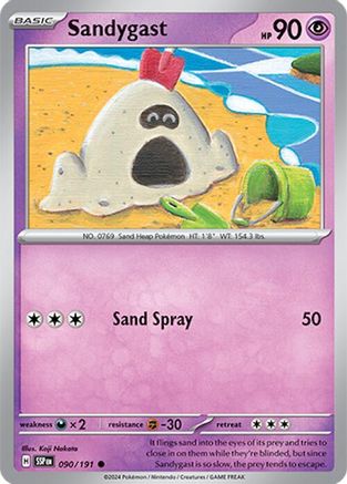 Sandygast (090/191) [Scarlet & Violet: Surging Sparks] - Trinity Hobby