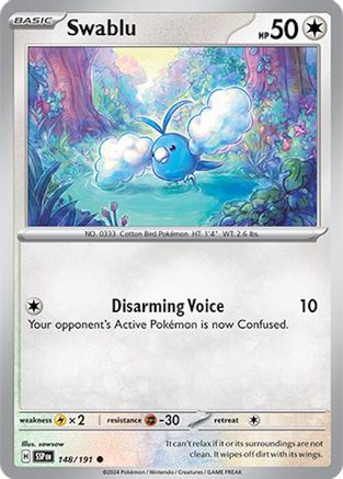 Swablu (148/191) [Scarlet & Violet: Surging Sparks] - Trinity Hobby