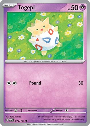 Togepi (070/191) [Scarlet & Violet: Surging Sparks] - Trinity Hobby