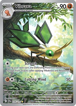 Vibrava (206/191) [Scarlet & Violet: Surging Sparks] - Trinity Hobby