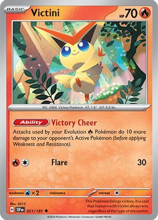 Victini (021/191) [Scarlet & Violet: Surging Sparks] - Trinity Hobby