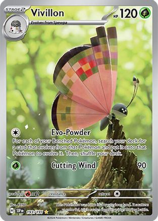 Vivillon (193/191) [Scarlet & Violet: Surging Sparks] - Trinity Hobby
