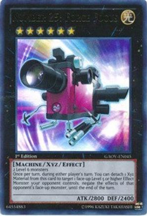 Number 25: Force Focus [GAOV-EN045] Ultra Rare - Trinity Hobby