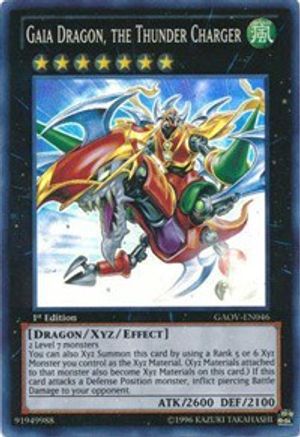 Gaia Dragon, the Thunder Charger [GAOV-EN046] Super Rare - Trinity Hobby
