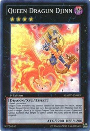 Queen Dragun Djinn [GAOV-EN049] Super Rare - Trinity Hobby