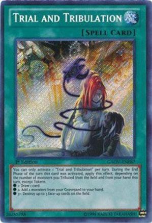 Trial and Tribulation [GAOV-EN087] Secret Rare - Trinity Hobby